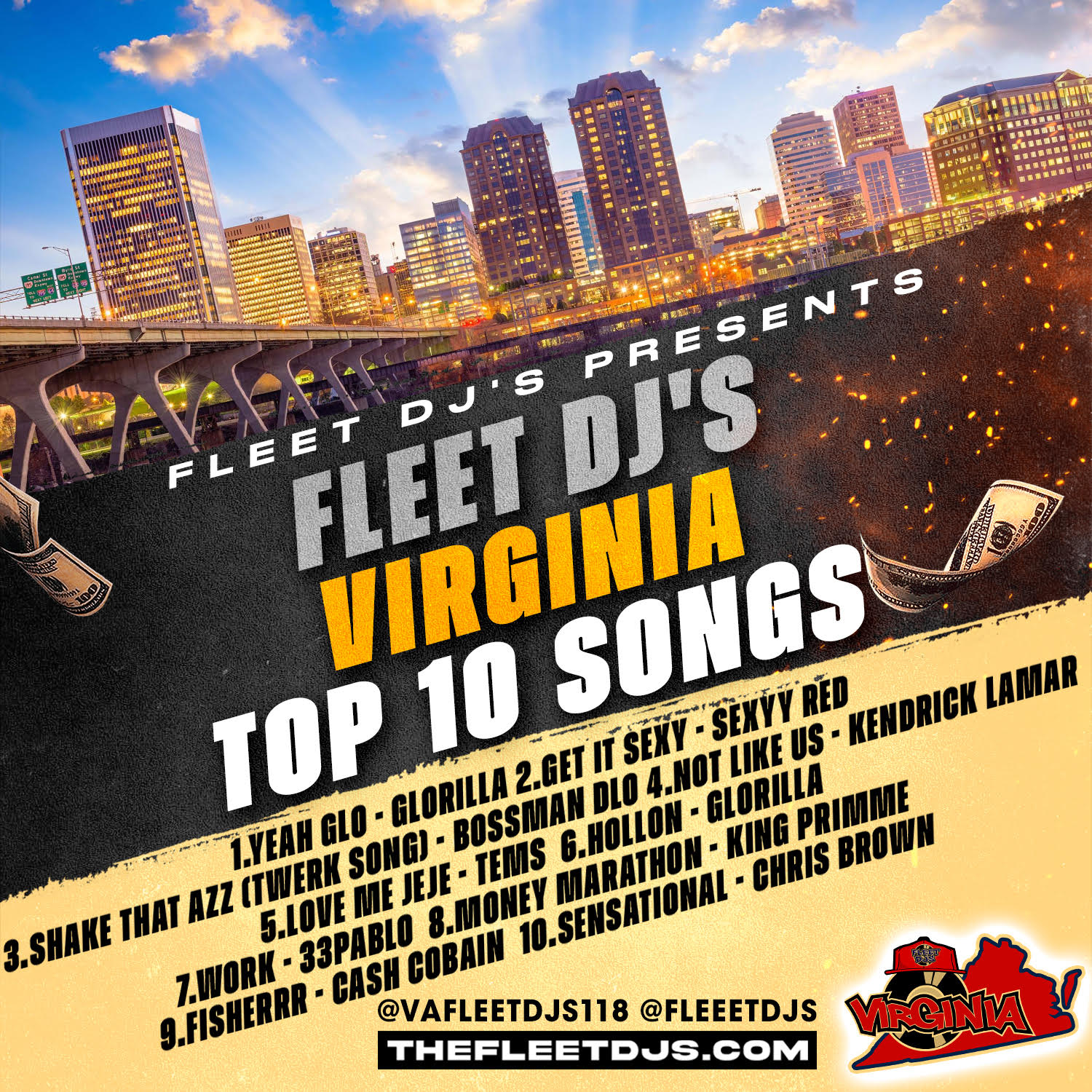 FLEET DJ’S Virginia Top 10